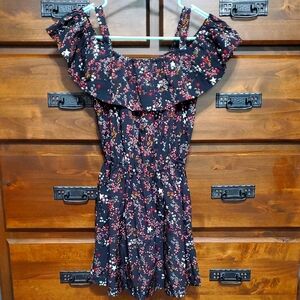 Abercrombie Kids Cold Shoulder Floral Dress
